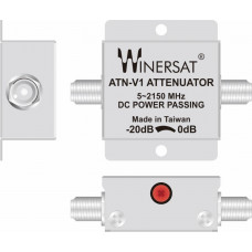 ATN-V1 可調式衰減器 寬頻衰減器 射頻同軸訊號衛星衰減器 地面和有線電視可調式衰減器 直流功率傳輸功能衰減器